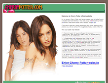 Tablet Screenshot of cherrypotter.com
